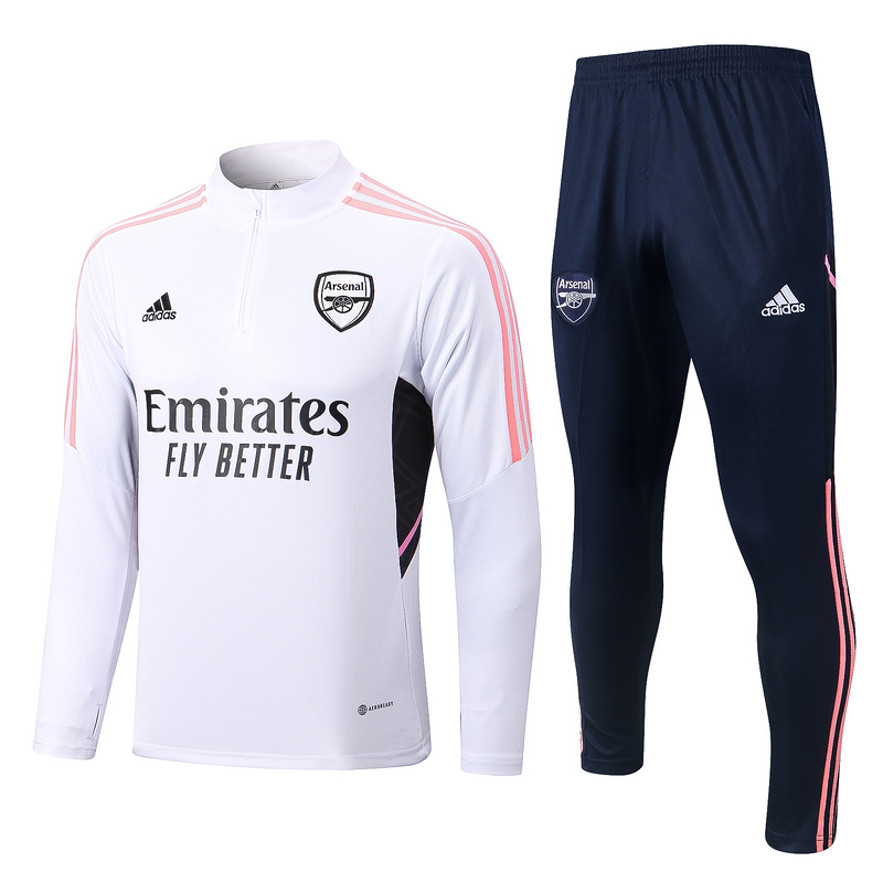 AAA Quality Arsenal 22/23 Tracksuit - White